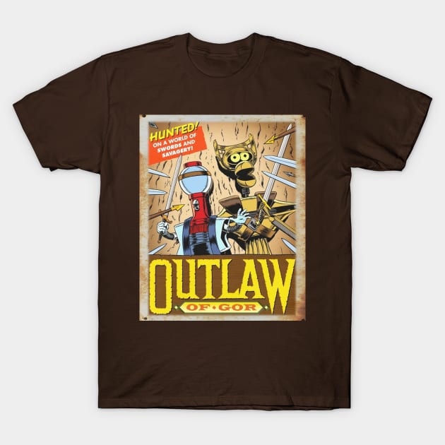 Mystery Science Rusty Barn Sign 3000 - Outlaw of Gor T-Shirt by Starbase79